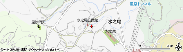 神奈川県小田原市水之尾周辺の地図