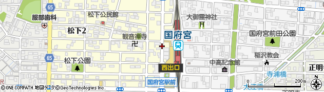 国府宮駅周辺の地図