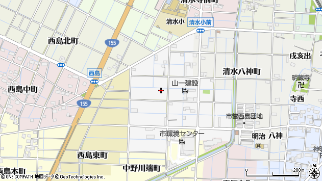 〒492-8323 愛知県稲沢市西島新町の地図
