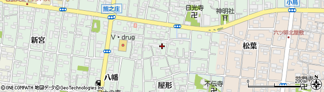 愛知県北名古屋市熊之庄屋形3260周辺の地図