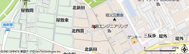 愛知県稲沢市祖父江町四貫東堤外1026周辺の地図