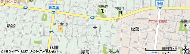 愛知県北名古屋市熊之庄屋形3245周辺の地図