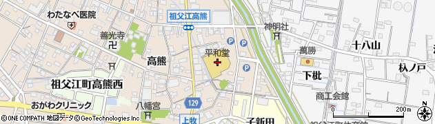 平和堂祖父江店周辺の地図