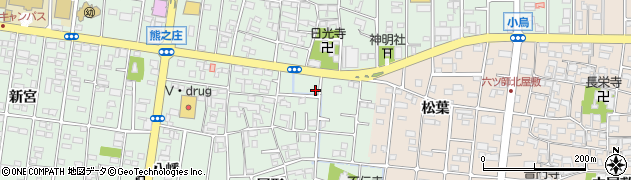 愛知県北名古屋市熊之庄屋形3242周辺の地図