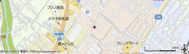 滋賀県彦根市地蔵町162周辺の地図
