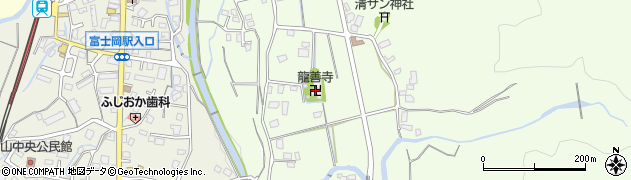 静岡県御殿場市二子周辺の地図