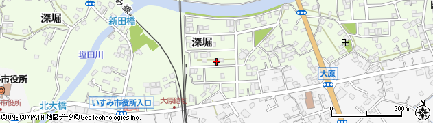 千葉県いすみ市深堀277周辺の地図