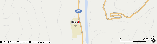 稲子小学校周辺の地図