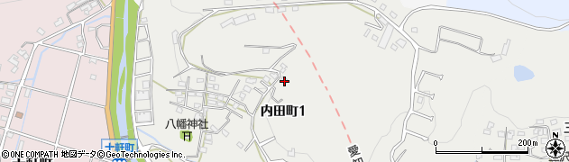 愛知県瀬戸市内田町周辺の地図