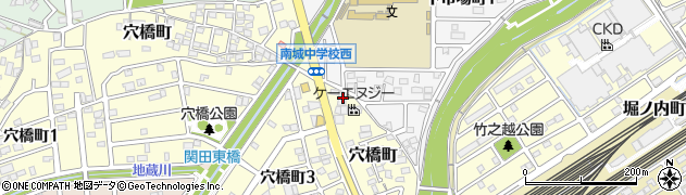 愛知県春日井市穴橋町1494周辺の地図