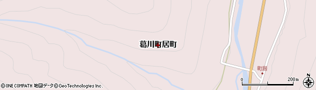 滋賀県大津市葛川町居町周辺の地図