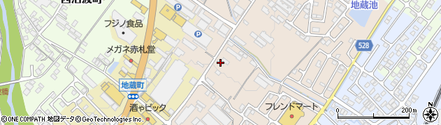 滋賀県彦根市地蔵町165周辺の地図