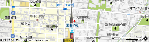 名鉄協商国府宮駅東第２駐車場周辺の地図