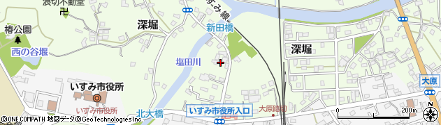千葉県いすみ市深堀374周辺の地図