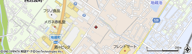 滋賀県彦根市地蔵町166-3周辺の地図