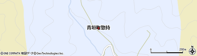 兵庫県丹波市青垣町惣持周辺の地図