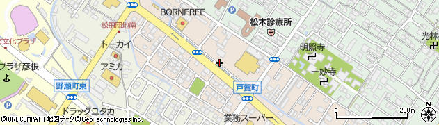 サイクルベースあさひ　彦根店周辺の地図