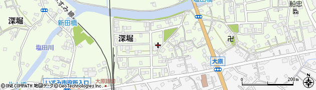 千葉県いすみ市深堀267周辺の地図