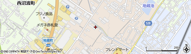滋賀県彦根市地蔵町170周辺の地図