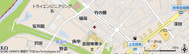 愛知県名古屋市守山区上志段味竹の腰349周辺の地図