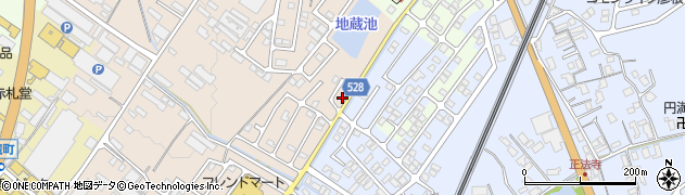 滋賀県彦根市地蔵町8周辺の地図