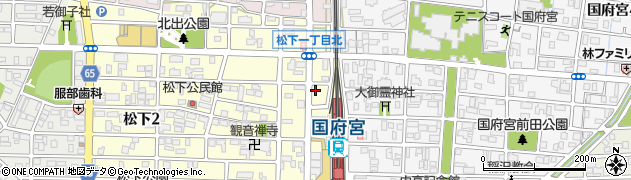 国府宮Ｐ駅北駐車場周辺の地図