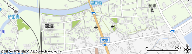 千葉県いすみ市深堀188周辺の地図