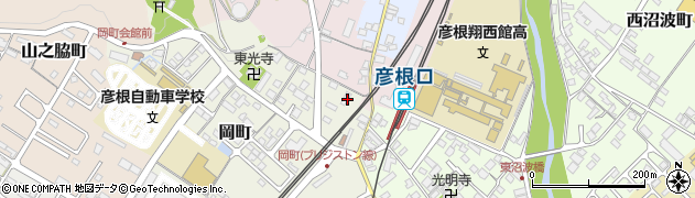 滋賀県彦根市岡町94周辺の地図