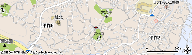 神奈川県横須賀市平作1丁目27-6周辺の地図