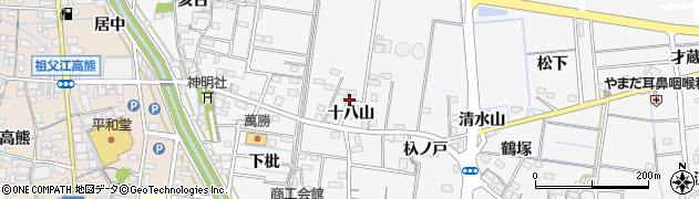 名古屋祖父江線周辺の地図