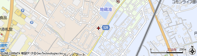 滋賀県彦根市地蔵町7周辺の地図