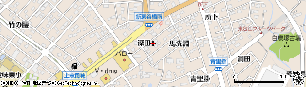 愛知県名古屋市守山区上志段味深田805周辺の地図