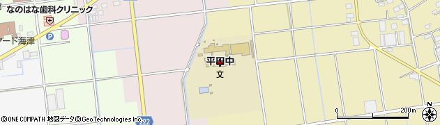 海津市立平田中学校周辺の地図