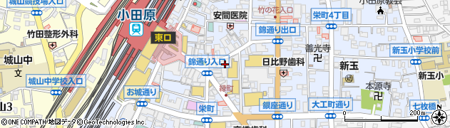 １００円ショップセリア小田原駅前店周辺の地図