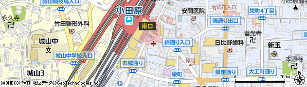 ちん里う本店(小田原駅前梅干博物館)周辺の地図