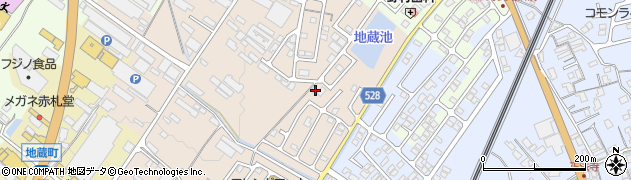 滋賀県彦根市地蔵町11周辺の地図
