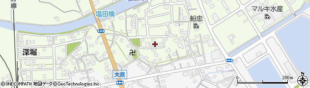 千葉県いすみ市深堀94周辺の地図