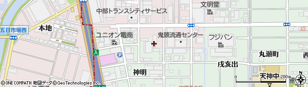 岐阜乗合自動車株式会社　名古屋工場周辺の地図