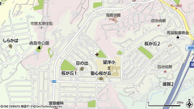 〒239-0803 神奈川県横須賀市桜が丘の地図