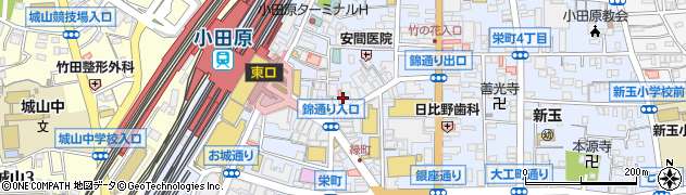 小田原みのや吉兵衛(塩から伝統館)周辺の地図