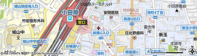 仙次郎　小田原店周辺の地図