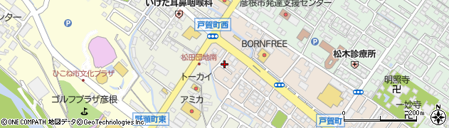 ドミノ・ピザ　彦根店周辺の地図