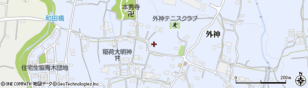 静岡県富士宮市外神548周辺の地図