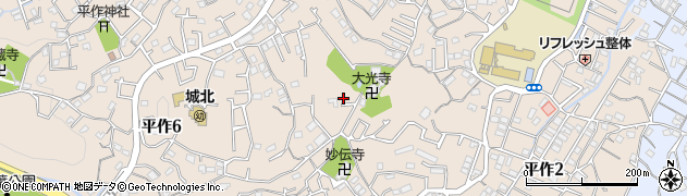 神奈川県横須賀市平作1丁目27-12周辺の地図
