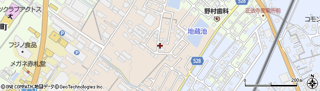 滋賀県彦根市地蔵町38周辺の地図