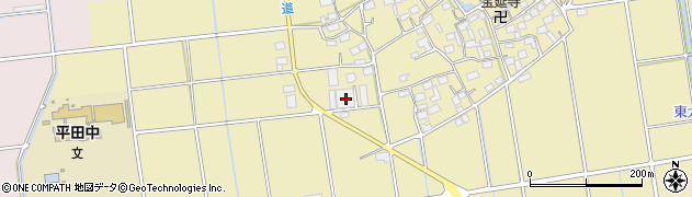 岐阜県海津市平田町蛇池1492周辺の地図