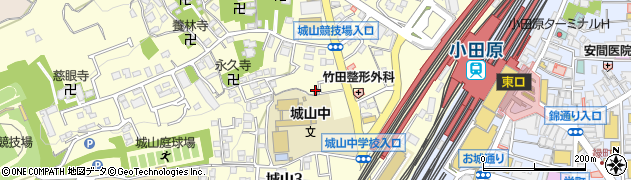 第一区城山公民館周辺の地図