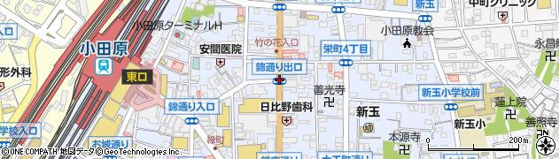 錦通り出口周辺の地図