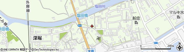 千葉県いすみ市深堀162周辺の地図