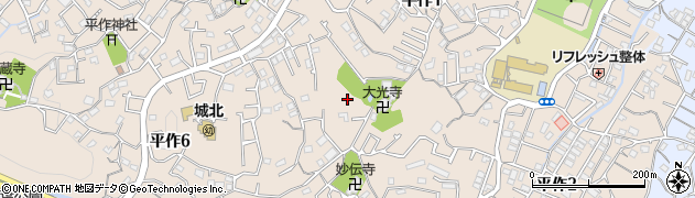 神奈川県横須賀市平作1丁目27周辺の地図